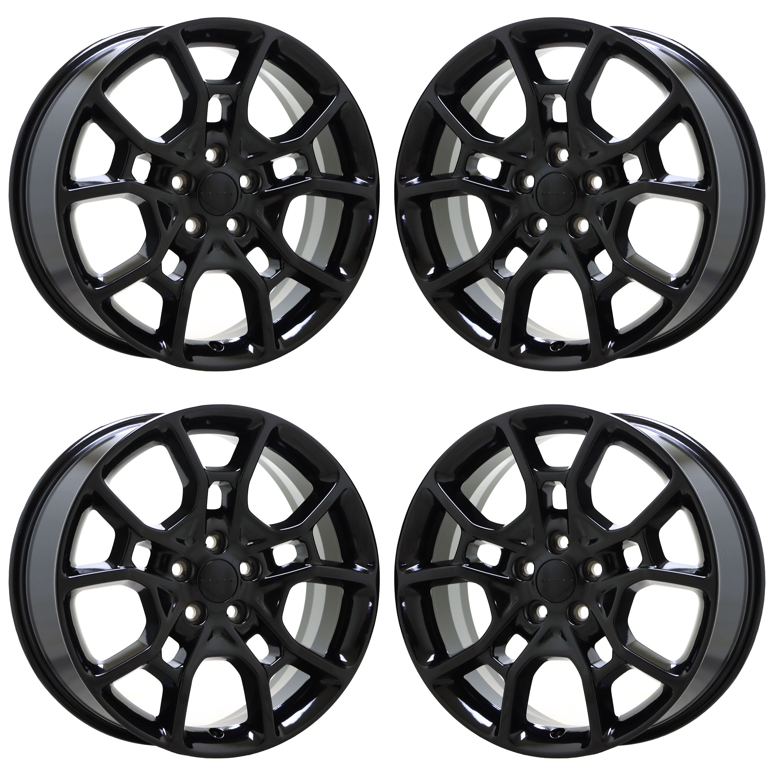 19" Dodge Charger Challenger Gloss Black wheels rims Factory OEM set 2544